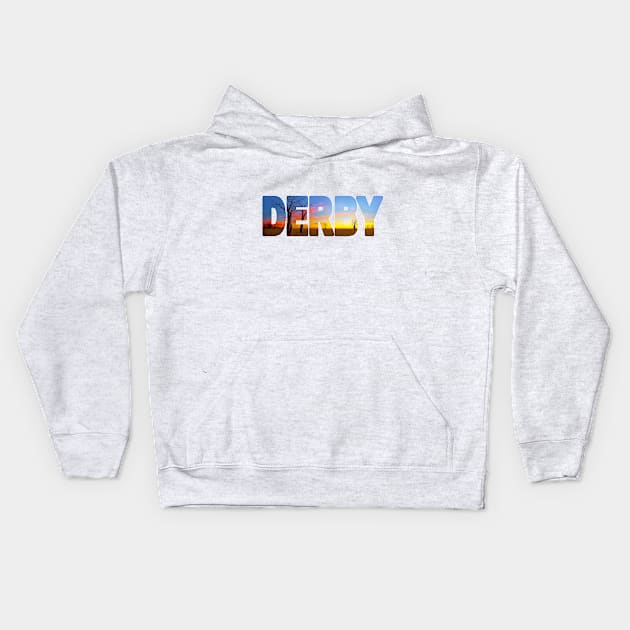 DERBY - Western Australia Boab Sunset Kids Hoodie by TouristMerch